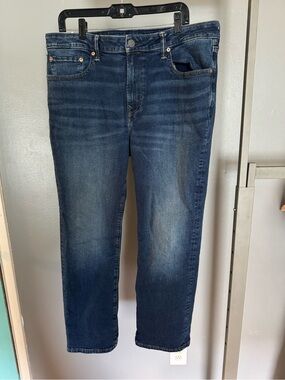 American Eagle Outfitters Men's Blue Denim Original Bootcut Jeans